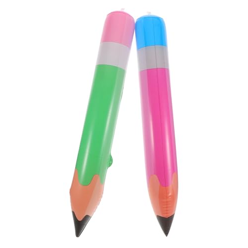 Mipcase 2 Stück Aufblasbare Bleistift Deko Riesen Leichte Schulanfang Party Deko Kindergeburtstag Klassenzimmer Hängend Rosa Grün Mipcase 2 Stück Aufblasbare Bleistift Deko Riesen Leichte Schulanfang Party Deko Kindergeburtstag Klassenzimmer Hängend Rosa Grün von Mipcase