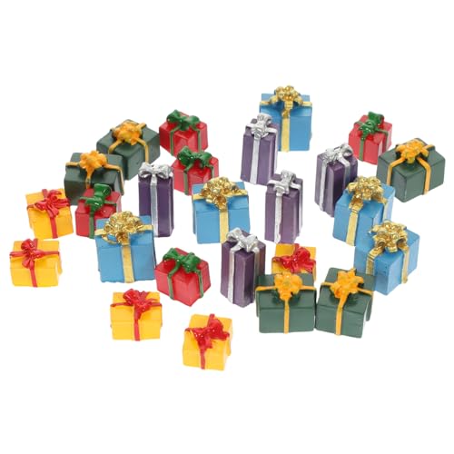 Mipcase 25 Stück Teiliges Mini Geschenkbox aus Resin Bunte Miniatur Geschenkboxen für Puppenhaus Dekoration Handliche Weihnachtsdeko und DIY Bastelzubehör Leicht und Platzsparend für Mipcase 25 Stück Teiliges Mini Geschenkbox aus Resin Bunte Miniatur Geschenkboxen für Puppenhaus Dekoration Handliche Weihnachtsdeko und DIY Bastelzubehör Leicht und Platzsparend für von Mipcase