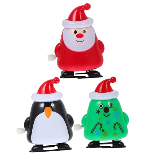Mipcase 3 Stück Teiliges Weihnachts Aufziehspielzeug aus Glattem Kunststoff Niedliche Santa Claus Weihnachtsbaum und Pinguin Figuren Langlebig und Handlich Mitbringsel für Festliche Mipcase 3 Stück Teiliges Weihnachts Aufziehspielzeug aus Glattem Kunststoff Niedliche Santa Claus Weihnachtsbaum und Pinguin Figuren Langlebig und Handlich Mitbringsel für Festliche von Mipcase
