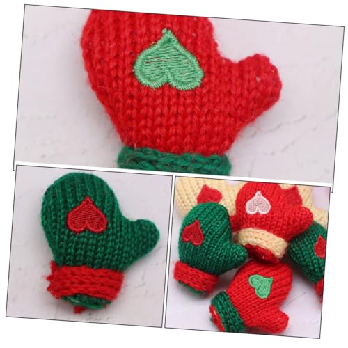 Mipcase 8 Stück Teiliges Mini Weihnachtsstrickhandschuhe Weiche Puppen Handschuhe für DIY Weihnachtsbaumdeko Handgefertigte Miniatur Weihnachtsbaum Fäustlinge für Bastelprojekte und Mipcase 8 Stück Teiliges Mini Weihnachtsstrickhandschuhe Weiche Puppen Handschuhe für DIY Weihnachtsbaumdeko Handgefertigte Miniatur Weihnachtsbaum Fäustlinge für Bastelprojekte und von Mipcase