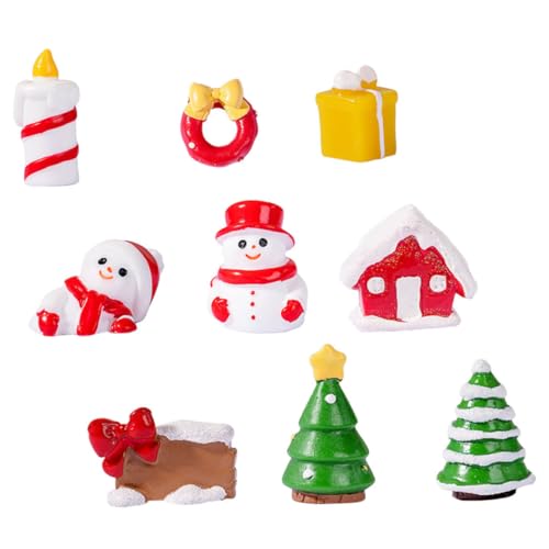 Mipcase 9 Stück Teiliges Mini Weihnachtsfiguren Resin Miniatur Schneemann Weihnachtsmann Deko Langlebige Weihnachtsdeko für Tisch Büro Party und Mikro Landschaften Mipcase 9 Stück Teiliges Mini Weihnachtsfiguren Resin Miniatur Schneemann Weihnachtsmann Deko Langlebige Weihnachtsdeko für Tisch Büro Party und Mikro Landschaften von Mipcase