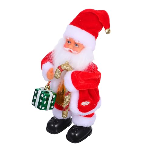 Mipcase Elektrische Weihnachtsmann Puppe mit Musikfunktion Bewegliche Weihnachtsfigur für Festliche Xmas Deko Süßer Weihnachtsmann als und Party Accessoire Mipcase Elektrische Weihnachtsmann Puppe mit Musikfunktion Bewegliche Weihnachtsfigur für Festliche Xmas Deko Süßer Weihnachtsmann als und Party Accessoire von Mipcase