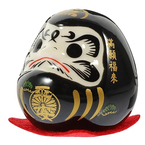 Mipcase Japanische Daruma -Puppe: Traditionelle Sammler -Daruma -Statuen -Vermögen Sammlerverzierung Für Tischauto von Mipcase