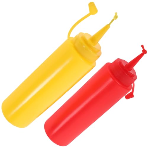 Mipcase Ketchup Streichspielzeug: 2Pcs Ketchup Squirt Flasche Spielzeug Gefälschter Gewürz Squirt -Dispenser Tricky Ketchup -Flasche Neuheit Streichspielzeug Für Aprilscherz Tag von Mipcase