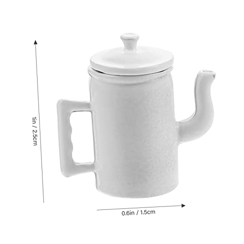 Mipcase Maßstab Miniatur Wasserkocher Weiß Detailliertes Küchenzubehör für Puppenhäuser Dekoratives Miniaturmodell Mipcase Maßstab Miniatur Wasserkocher Weiß Detailliertes Küchenzubehör für Puppenhäuser Dekoratives Miniaturmodell von Mipcase