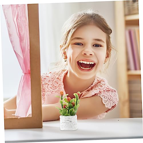 Mipcase Maßstab Realistische Mini Topfpflanze Puppenhaus Deko Mikrolandschaft Zubehör Mipcase Maßstab Realistische Mini Topfpflanze Puppenhaus Deko Mikrolandschaft Zubehör von Mipcase