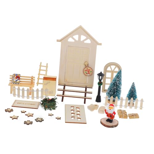 Mipcase Miniatur Weihnachts Türdekor Detailreiche Micro Landschaft für Puppenhaus Langlebige Xmas Tischdekoration Stabile Miniaturfiguren für Mini Garten und Festliche Szenerien Mipcase Miniatur Weihnachts Türdekor Detailreiche Micro Landschaft für Puppenhaus Langlebige Xmas Tischdekoration Stabile Miniaturfiguren für Mini Garten und Festliche Szenerien von Mipcase