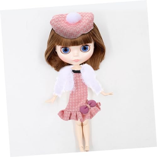 Mipcase Puppenkleidung Teilig Zarte Wiederverwendbare Stoffkleidung für Mädchen Kuscheligem Plüschmantel und Rosa Meerjungfrauenrock Sicher und Bequem Mipcase Puppenkleidung Teilig Zarte Wiederverwendbare Stoffkleidung für Mädchen Kuscheligem Plüschmantel und Rosa Meerjungfrauenrock Sicher und Bequem von Mipcase