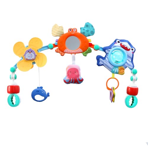 Baby hängende Spielbogen Anhänger Spielzeug Kinderwagen Buggy für Mädchen Junge Biene Krabbe Motiv von Miracle Baby