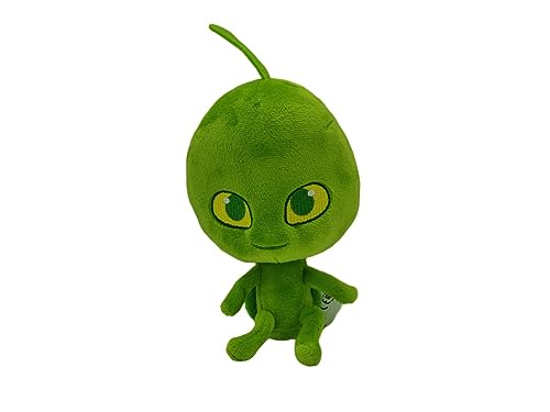 BANDAI - Miraculous - kuscheliger Plüschtier-Kwami 15 cm - Wayzz - P50699 von BANDAI