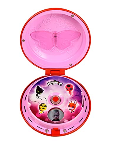 Bandai Miraculous Ladybug Yoyo Kommunikator, Zubehör im Marienkäfer-Stil, Spielzeugtelefon für lustige Rollenspiele, Miraculous: Tales Of Ladybug & Cat Noir (Geschichten von Ladybug und Cat Noir), Kinderspielzeug für Verkleidungsspiele, Geschenk im Marienkäfer-Stil, englische Version von BANDAI