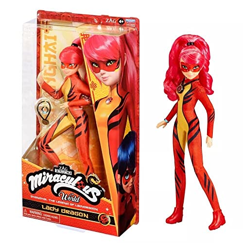 Miraculous Zag Heroez Lady Dragon 26,7 cm Modepuppe mit Zubehör von Playmates Toys Shanghai The Legend of Ladydragon Miraculous Zag Heroez Lady Dragon 26,7 cm Modepuppe mit Zubehör von Playmates Toys Shanghai The Legend of Ladydragon von Miraculous