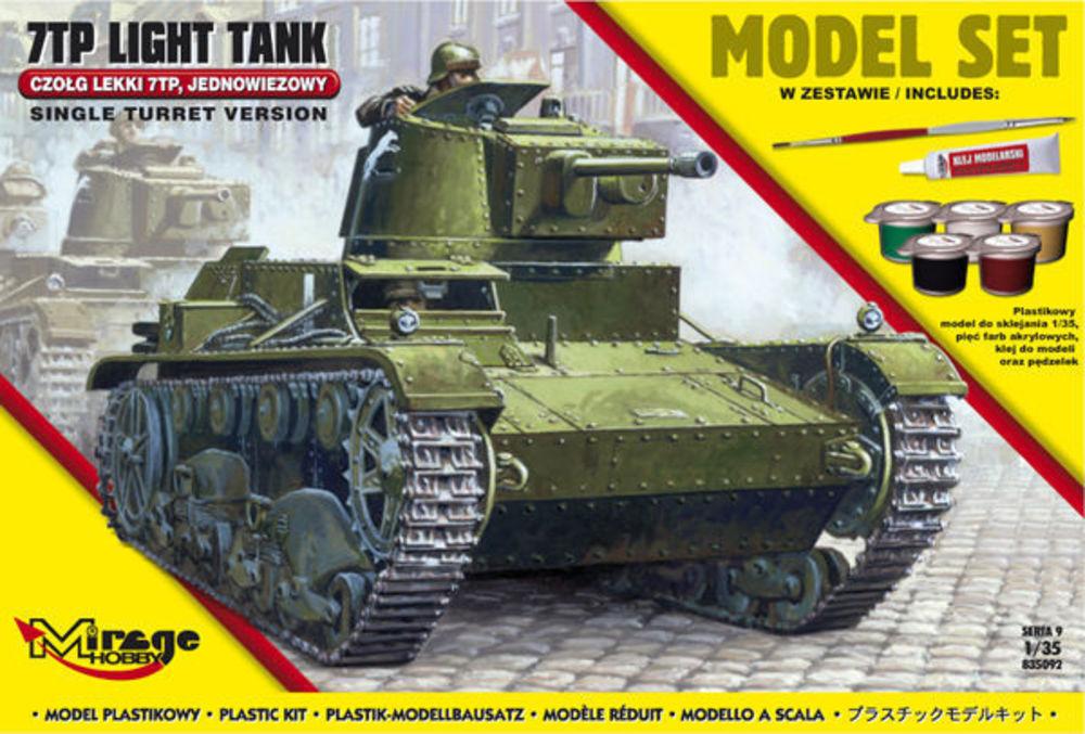 7TP Light Tank Single Turret (Model Set) von Mirage Hobby