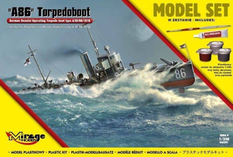 A86 German Torpedoboot (Model Set) von Mirage Hobby