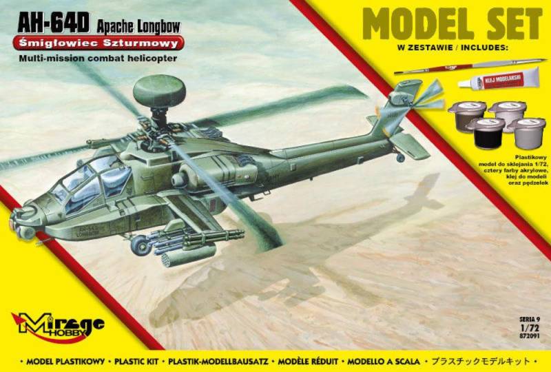 AH-64D APACHE Longbow (Model Set) von Mirage Hobby