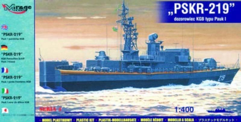 KGB-Patrouillenschiff PSKR-219 Pauk I-Klasse von Mirage Hobby