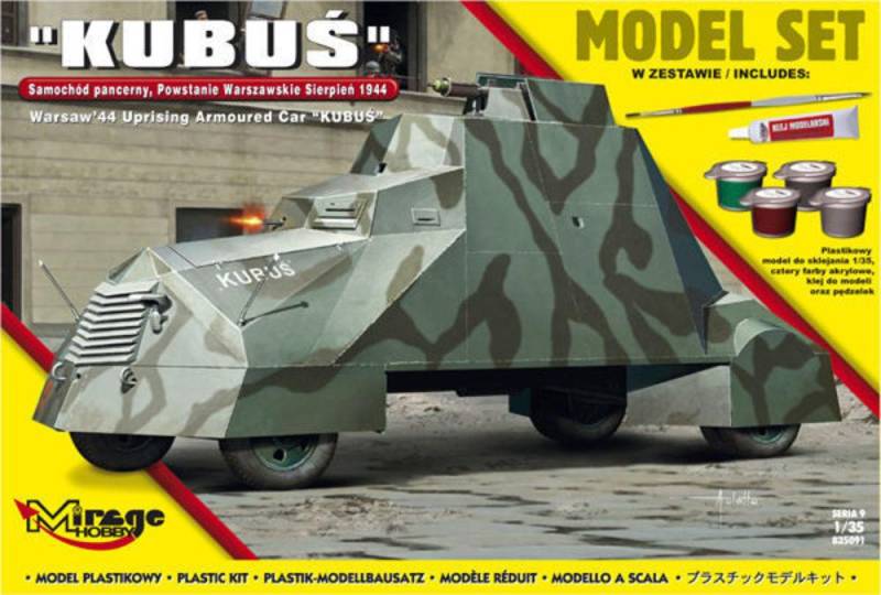 Kubus (Warsaw´44 Uprising Armoured Car) Model Set von Mirage Hobby