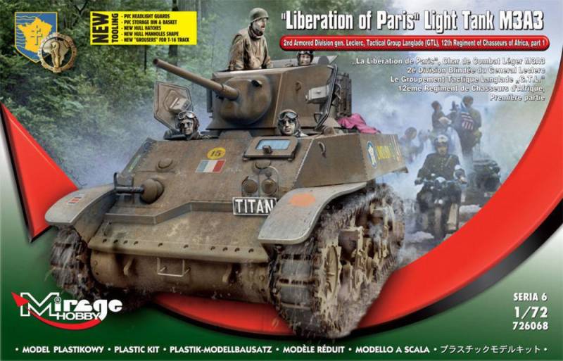 Liberation of Paris,Light Tank M3A3 von Mirage Hobby