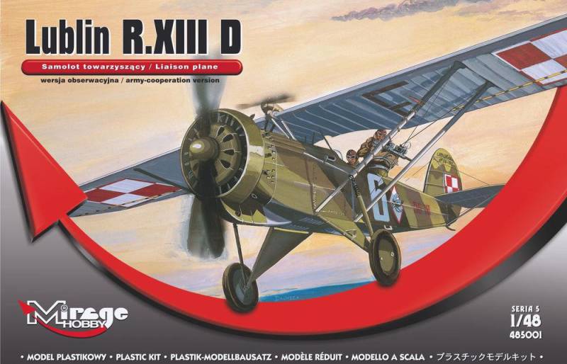 Lublin R.XIII D (Liaison plan) von Mirage Hobby