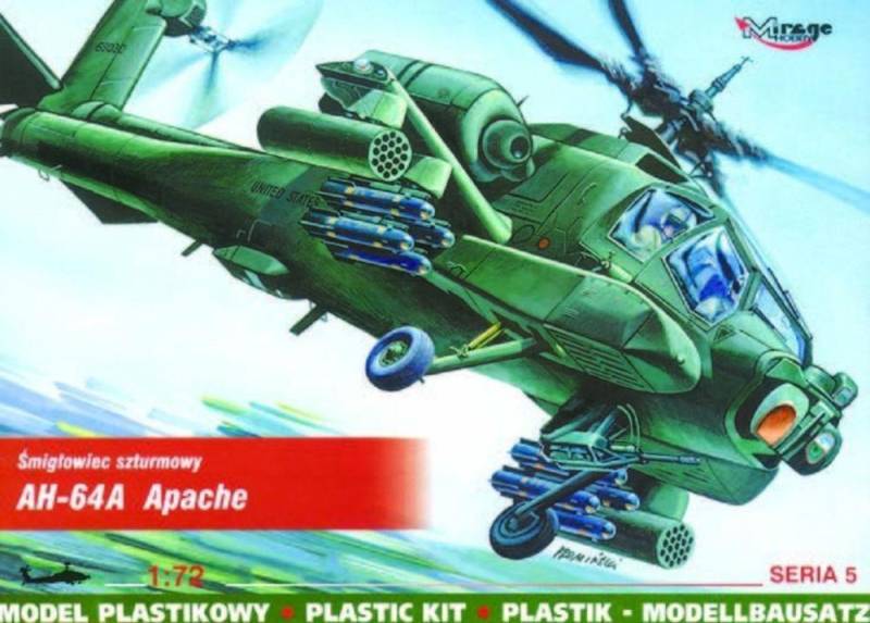 McDonnell Douglas AH-64 A Apache von Mirage Hobby