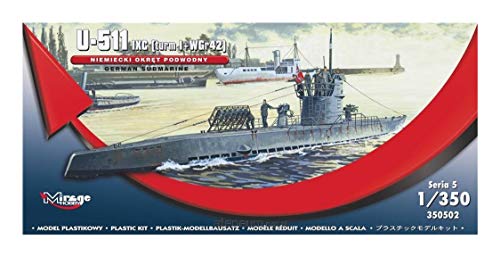 Mirage Hobby 3505002 - German U-Boot U-511, IX C, turmI plus WGR42, Schiff von Mirage Hobby