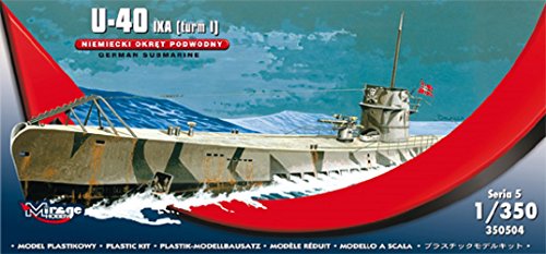 Mirage Hobby 350504 - U-40 IXA, Turm i, German Submarine, Schiff von Mirage Hobby