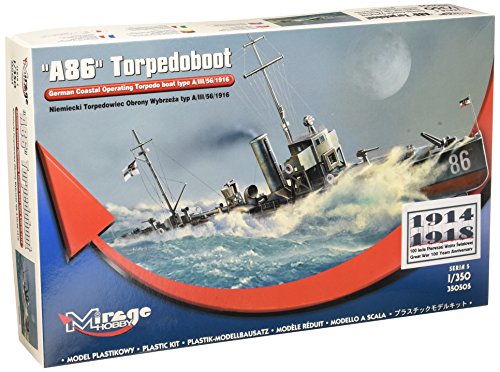 Mirage Hobby 350505 - A 86 German Torpedoboat A/III Class, Schiff von Mirage Hobby