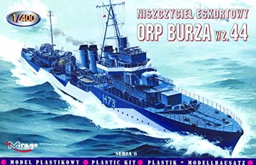 Mirage Hobby 40066 - Zerstörer ORP Burza 1944, Schiff von Mirage Hobby