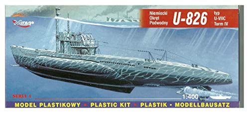 Mirage Hobby 40413 - Deutsches U-Boot U 826 Typ VII C Turm 4, Schiff von Mirage Hobby