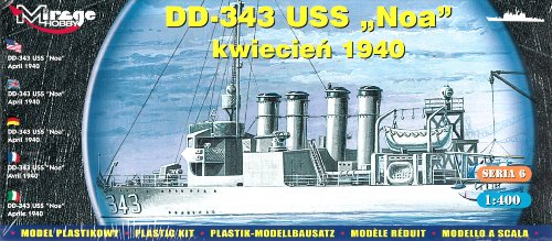 Mirage Hobby 40604 - DD-343 USS Noa June 1937, Schiff von Mirage Hobby