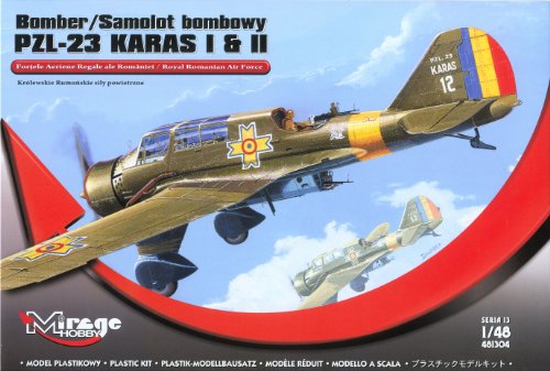 Mirage Hobby 481304 - Bomber PZL-23 Karas I & II, Flugzeug von Mirage Hobby