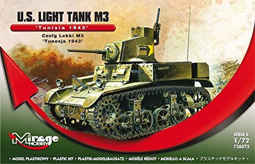 Mirage Hobby 726073 - U.S. Light Tank M3 Tunisia 1943, Panzer von Mirage Hobby