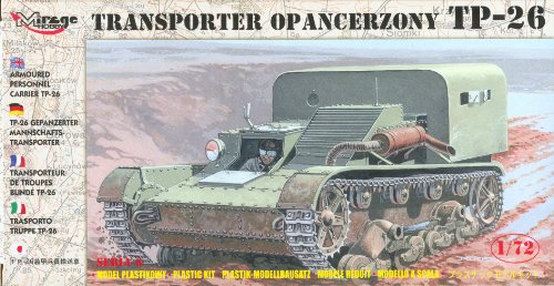 Mirage Hobby 72608 - Gep. Mannschaftstransporter TP-26, Panzer von Mirage Hobby