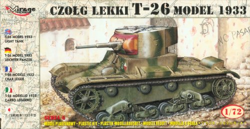 Mirage Hobby 72609 - Leichter Panzer T-26 1933 von Mirage Hobby