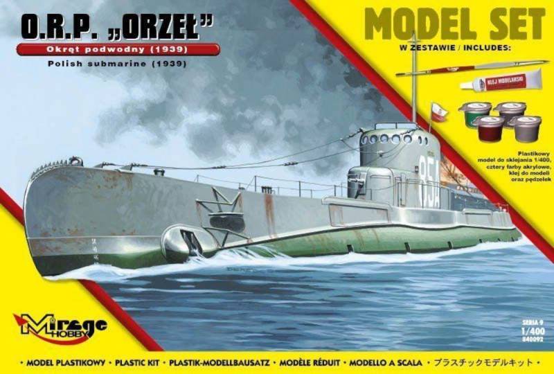 ORPOrzel (Polish Submarine1939) (Model Set) von Mirage Hobby