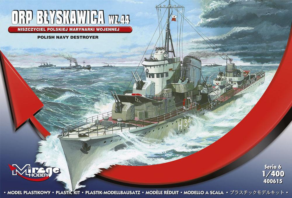 Polish Navy Destroyer ORP Blyskawica Wz.44 von Mirage Hobby