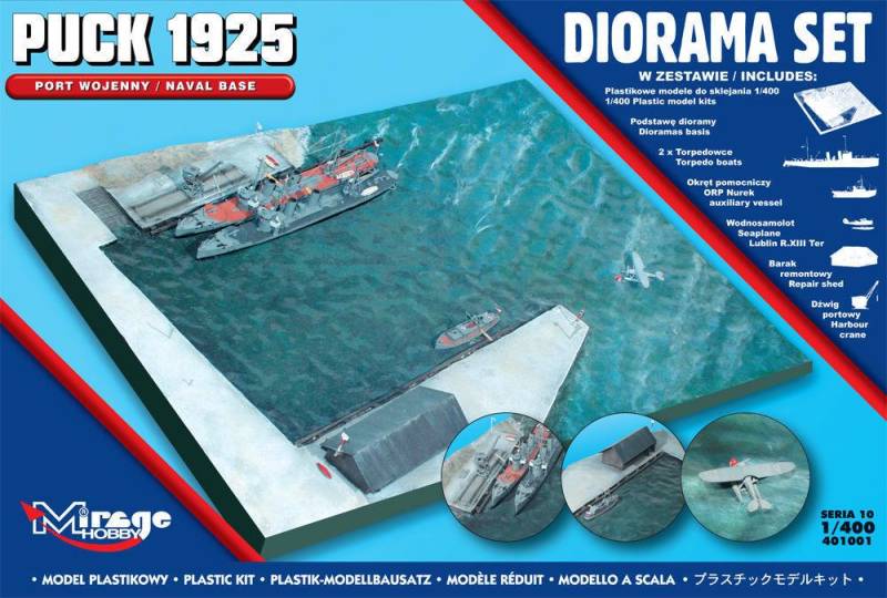 Puck 1925 Diorama Set (Naval Base) von Mirage Hobby