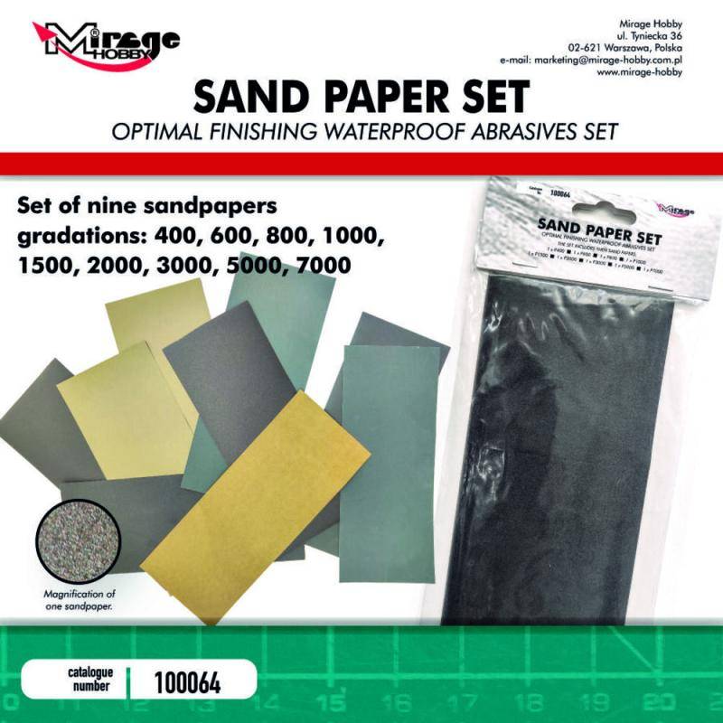 Sanp Paper (9 pcs: 400, 600, 800, 1000, 1500, 2000, 3000, 5000, 7000,) von Mirage Hobby