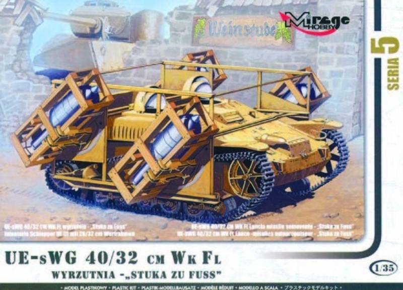 Stuka zu Fuss mit Wurfrahmen 40/32 cm von Mirage Hobby