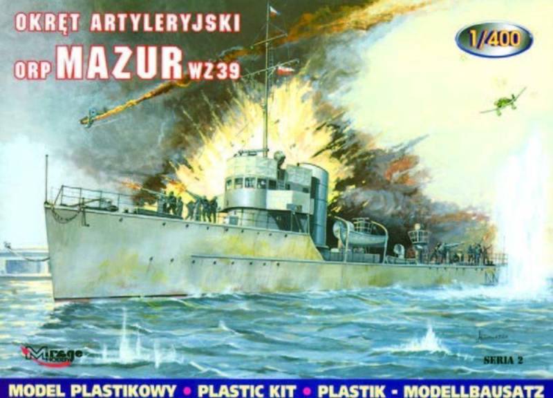 Torpedoboot Mazur 1939 von Mirage Hobby