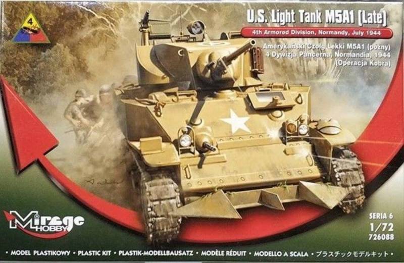 U.S. Light Tank M5A1 (Late) von Mirage Hobby