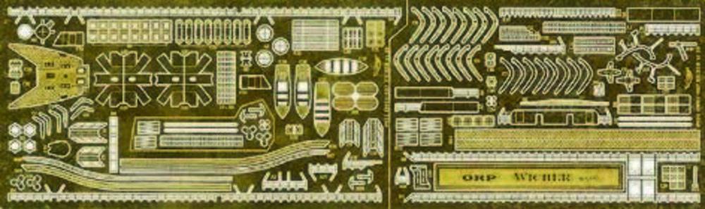 Zerstörer ORP Wicher 1939 Ätzsatz von Mirage Hobby