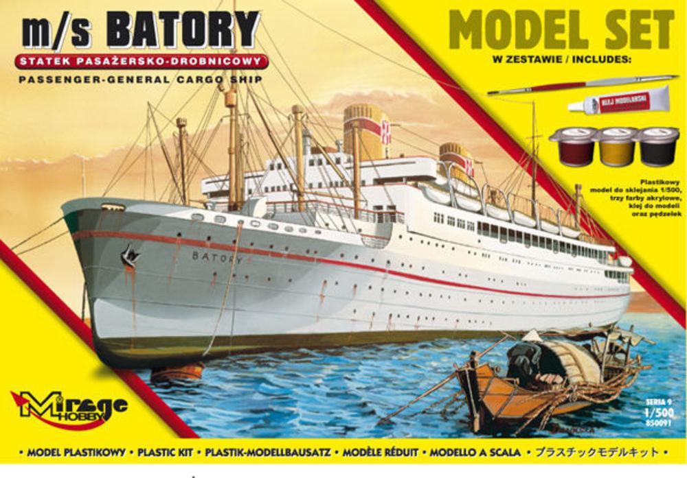 m/s BATORY (Trans-Atlantic Passenger-General Cargo Ship) (Model Set) von Mirage Hobby