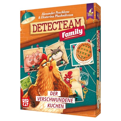 Mirakulus | Detecteam: Family – Der verschwundene Kuchen | Rätselspiel für 2-4 Spieler ab 8 Jahren | Deutsch von Mirakulus