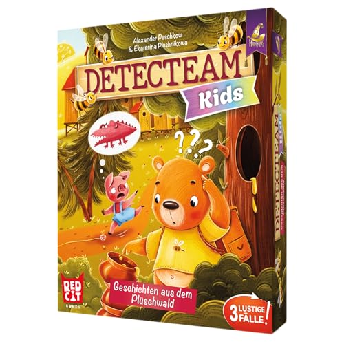 Mirakulus | Detecteam: Kids – Geschichten aus dem Plüschwald | Rätselspiel für 2-4 Spieler ab 6 Jahren | Deutsch von Mirakulus