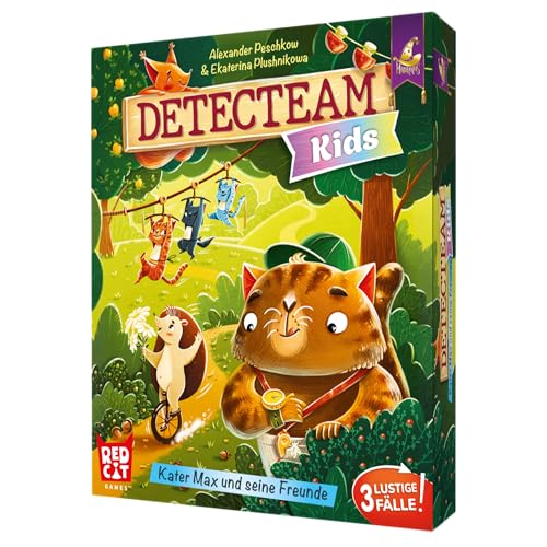 Mirakulus | Detecteam: Kids – Kater Max und Seine Freunde | Rätselspiel für 2-4 Spieler ab 6 Jahren | Deutsch von Mirakulus