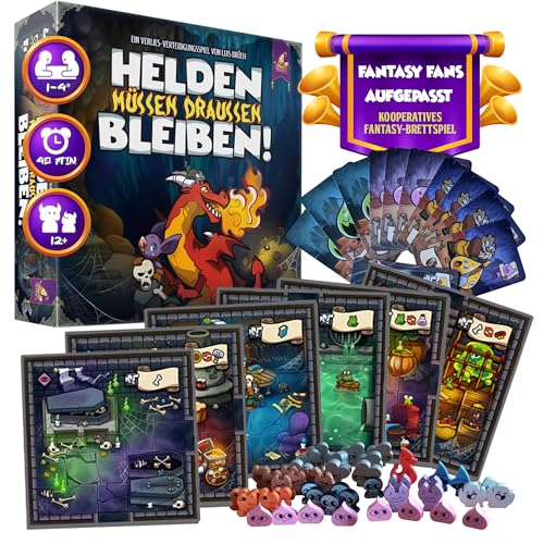 Mirakulus Helden müssen draußen bleiben | Kooperative Brettspiele & Familienspiele für Kinder & Erwachsene | Lustige Gesellschaftsspiele mit Strategie & Fantasy für 1–4 Spieler ab 12 Jahren | Deutsch Mirakulus Helden müssen draußen bleiben | Kooperative Brettspiele & Familienspiele für Kinder & Erwachsene | Lustige Gesellschaftsspiele mit Strategie & Fantasy für 1–4 Spieler ab 12 Jahren | Deutsch von Mirakulus