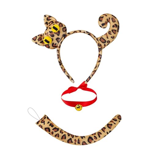 Mirweon Katzenkostüm, Stirnband, Schwanz, Band, Choker, Rock, Gesichtsaufkleber für Damen, Mädchen, Maskerade, Halloween, Cosplay, Zubehör, Katzen-Outfit Mirweon Katzenkostüm, Stirnband, Schwanz, Band, Choker, Rock, Gesichtsaufkleber für Damen, Mädchen, Maskerade, Halloween, Cosplay, Zubehör, Katzen-Outfit von Mirweon