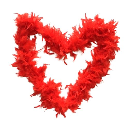 Bunte Federboa,4 P-cs 2m/6.6ft Feather Boas Thick Fancy Dress Für Erwachsene Feather Boa Fancy Dress Accessory,f-Luffy Feather Boa d-iy Girl's Fancy Dress Accessories Christmas Carnival von Misaakoeq