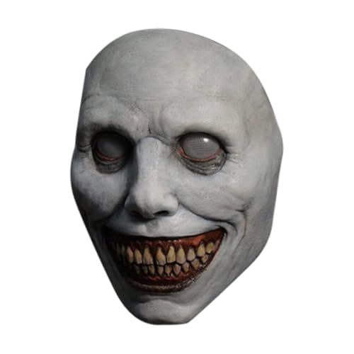 Halloween-Maske,gruselige Gesichtsbedeckung Gruselige Halloween-Maske Halloween-Exorzist-Lächeln-Maske Lächelnd, Lustig, Realistisch, Grinsend, Böse,Gruseliger Terror-Geister-Teufel-Gesichtsschutz Halloween-Maske,gruselige Gesichtsbedeckung Gruselige Halloween-Maske Halloween-Exorzist-Lächeln-Maske Lächelnd, Lustig, Realistisch, Grinsend, Böse,Gruseliger Terror-Geister-Teufel-Gesichtsschutz von Misaakoeq